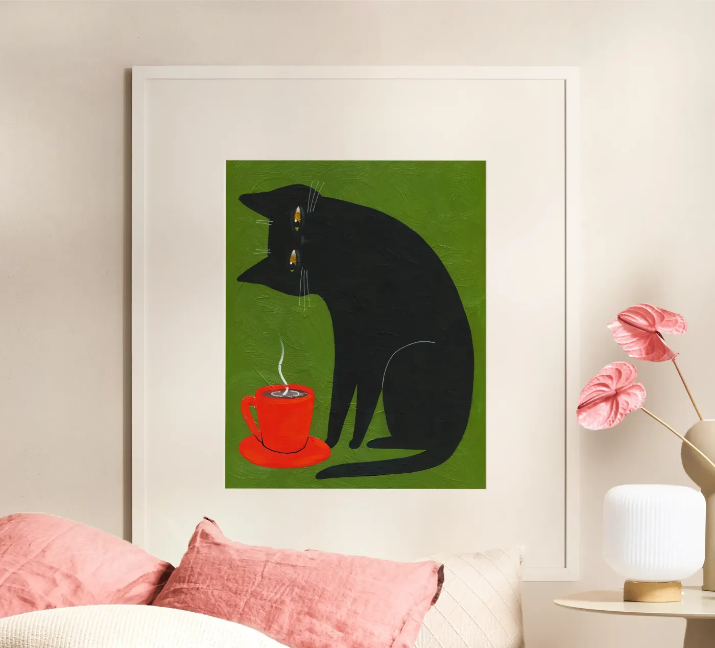 Gatto nero poster da Arjun