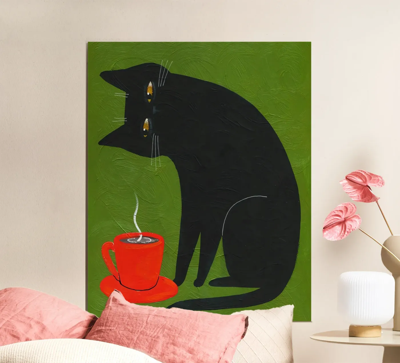 Gatto nero poster da Arjun