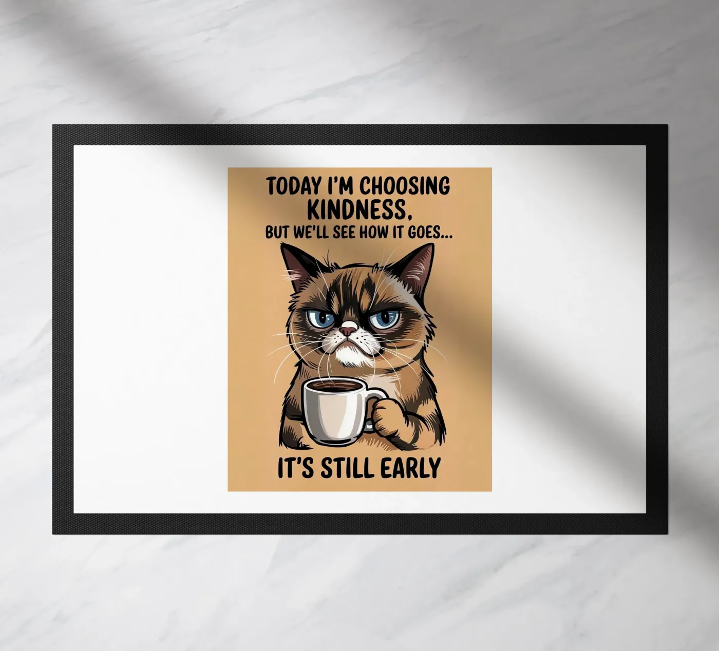 Funny Cat deurmat van Arjun