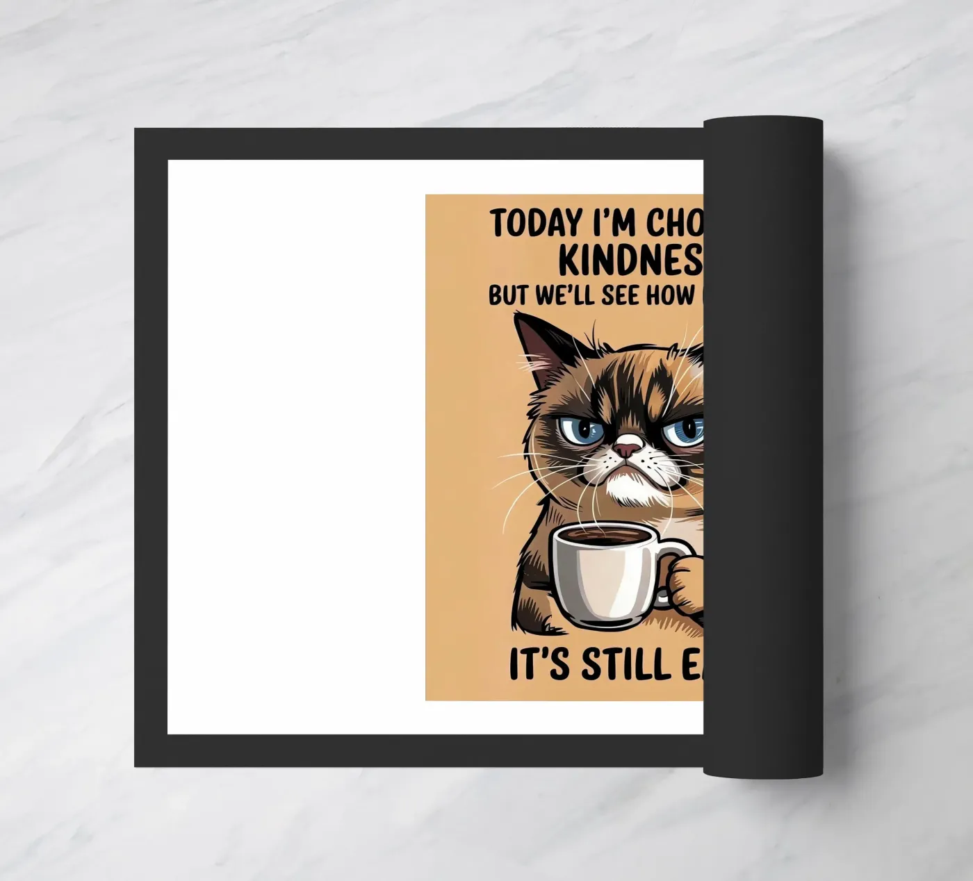 Funny Cat deurmat van Arjun