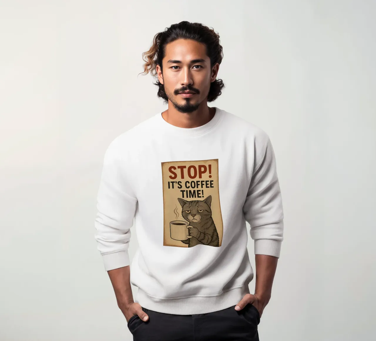 È l'ora del caffè felpa da Arjun