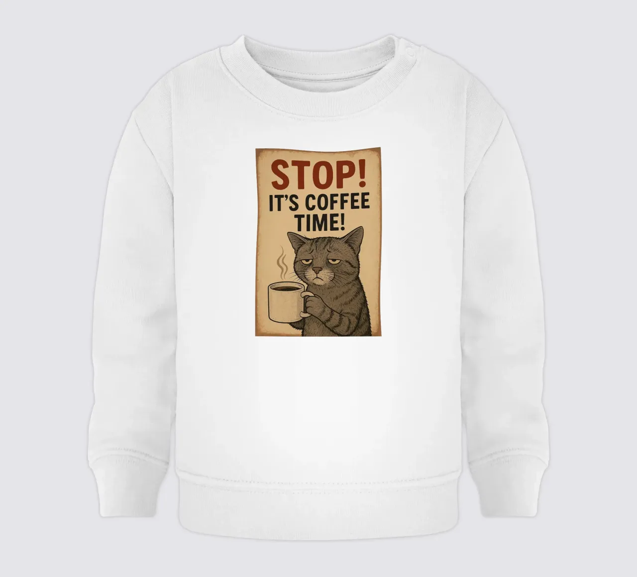 È l'ora del caffè felpa neonato da Arjun