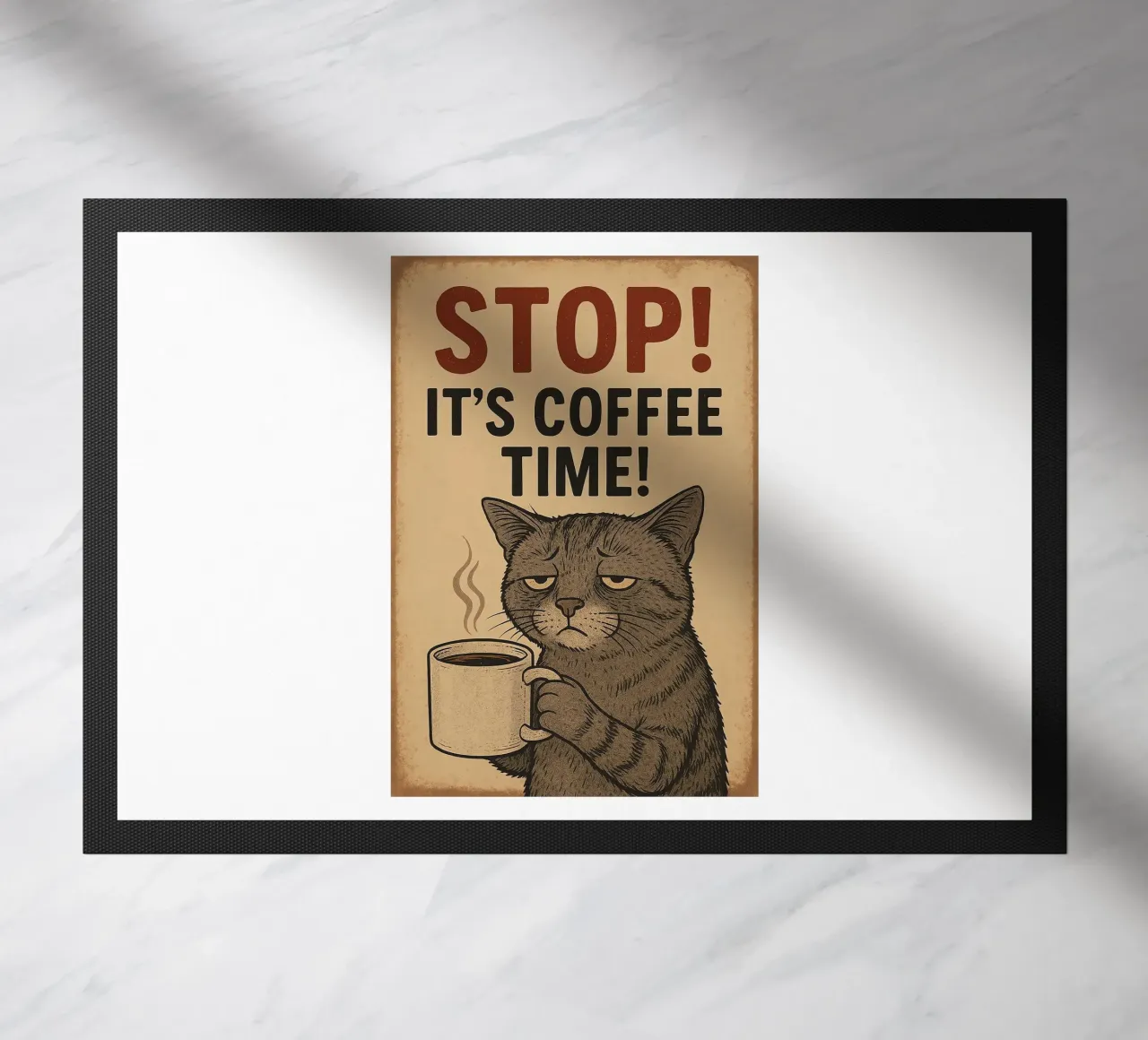 È l'ora del caffè zerbino da Arjun