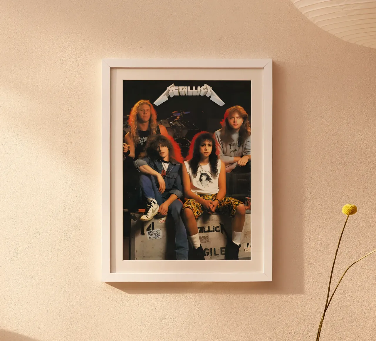 Metallica poster da Low poly art