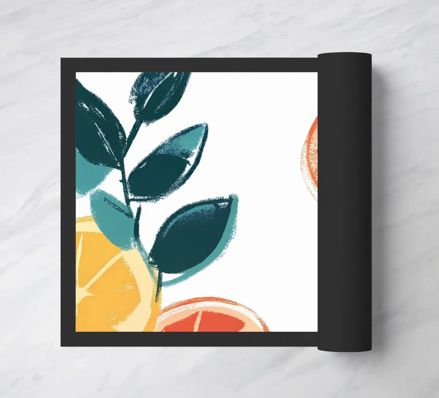 Zitrusfrucht Fußmatte von PREKETEWE