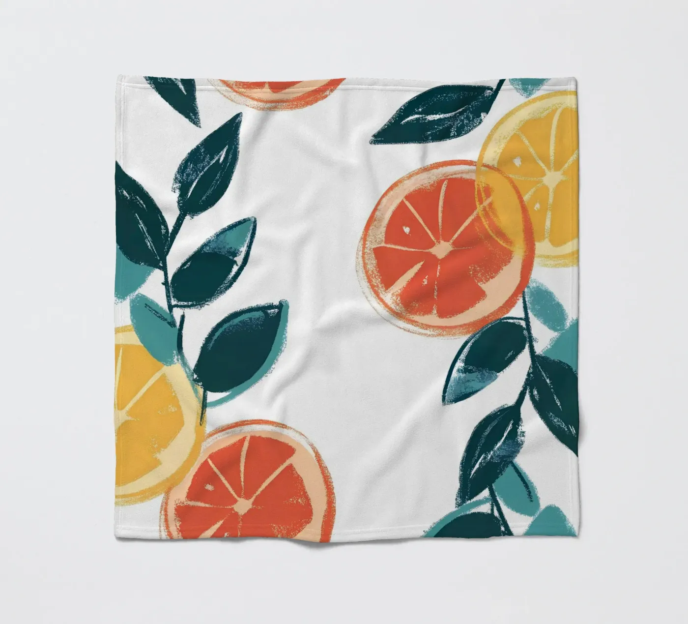 Zitrusfrucht Fleecedecke von PREKETEWE