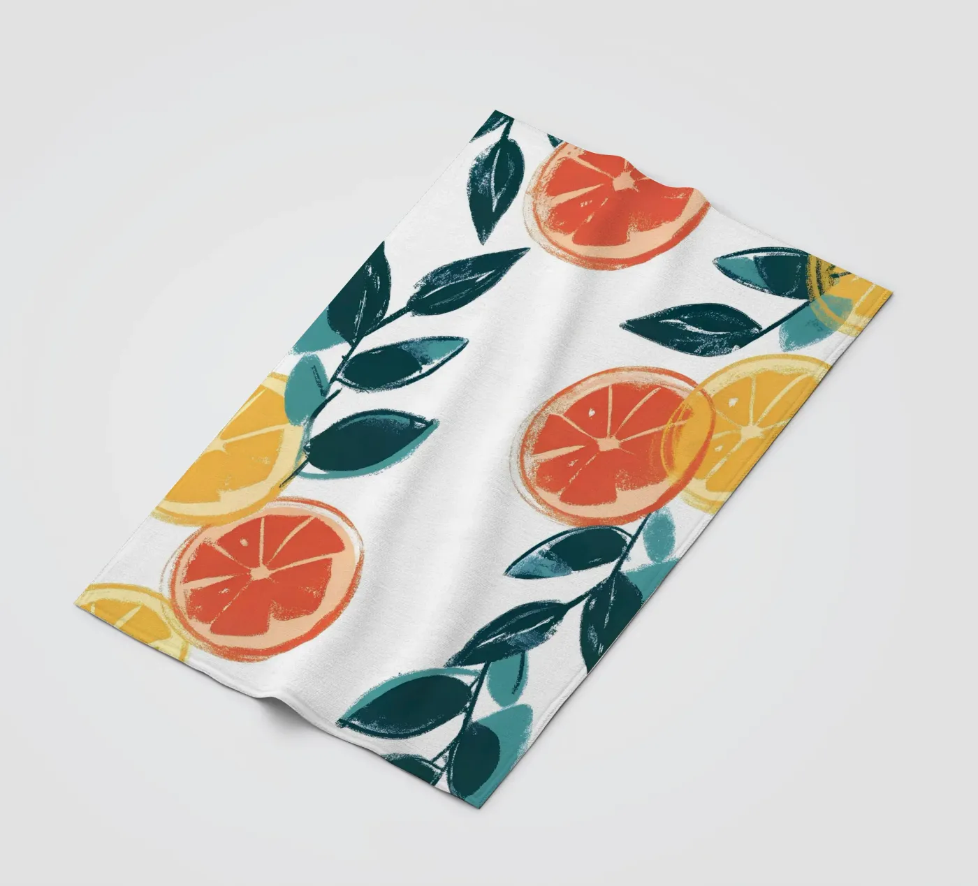 Zitrusfrucht Fleecedecke von PREKETEWE