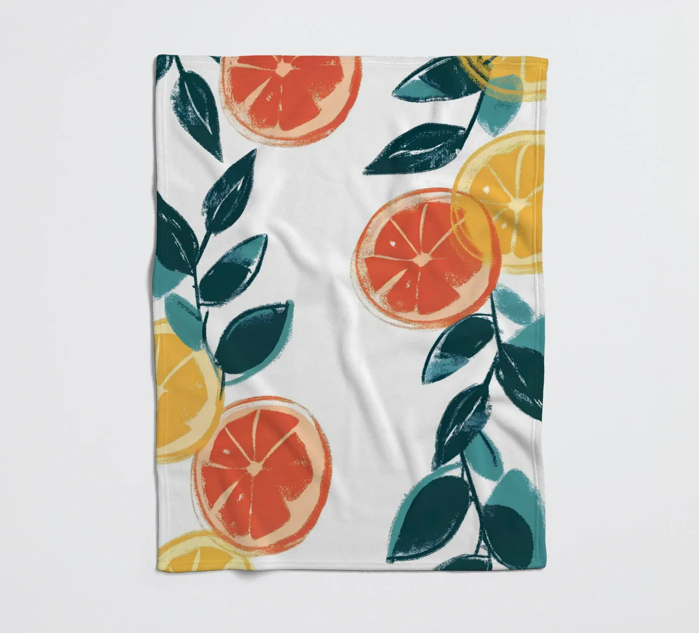 Zitrusfrucht Fleecedecke von PREKETEWE