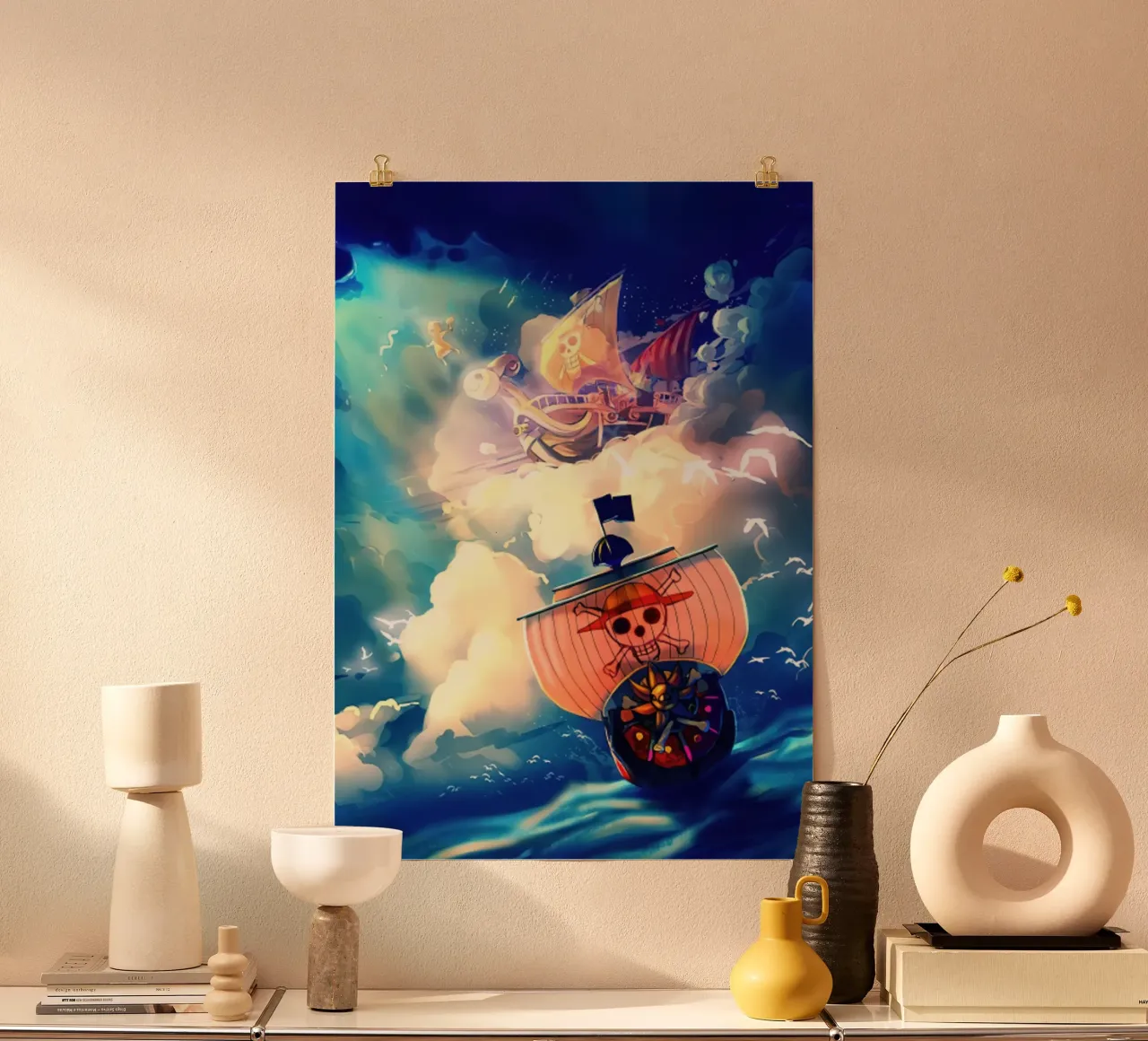 Un pezzo poster con telaio in alluminio da bernar shop