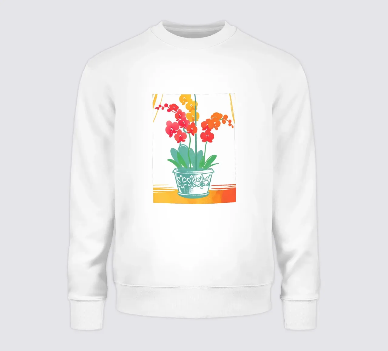 Decorazione con vaso di fiori felpa da PREKETEWE