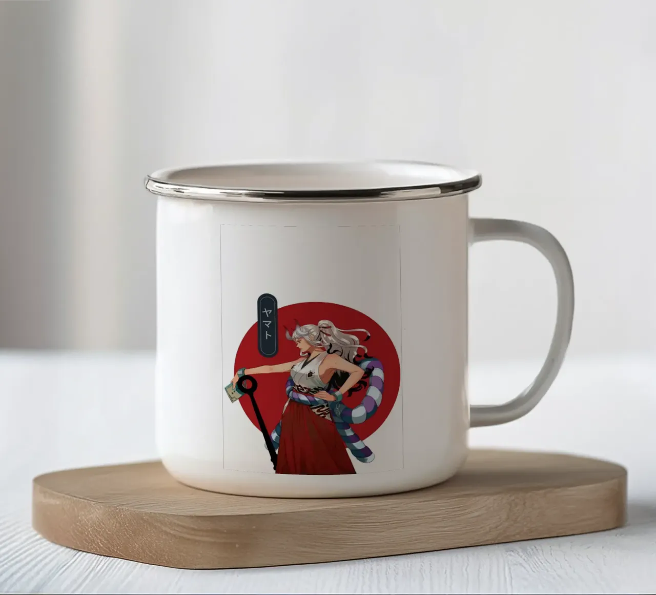 Yamato One Piece tazza in smalto da bernar shop