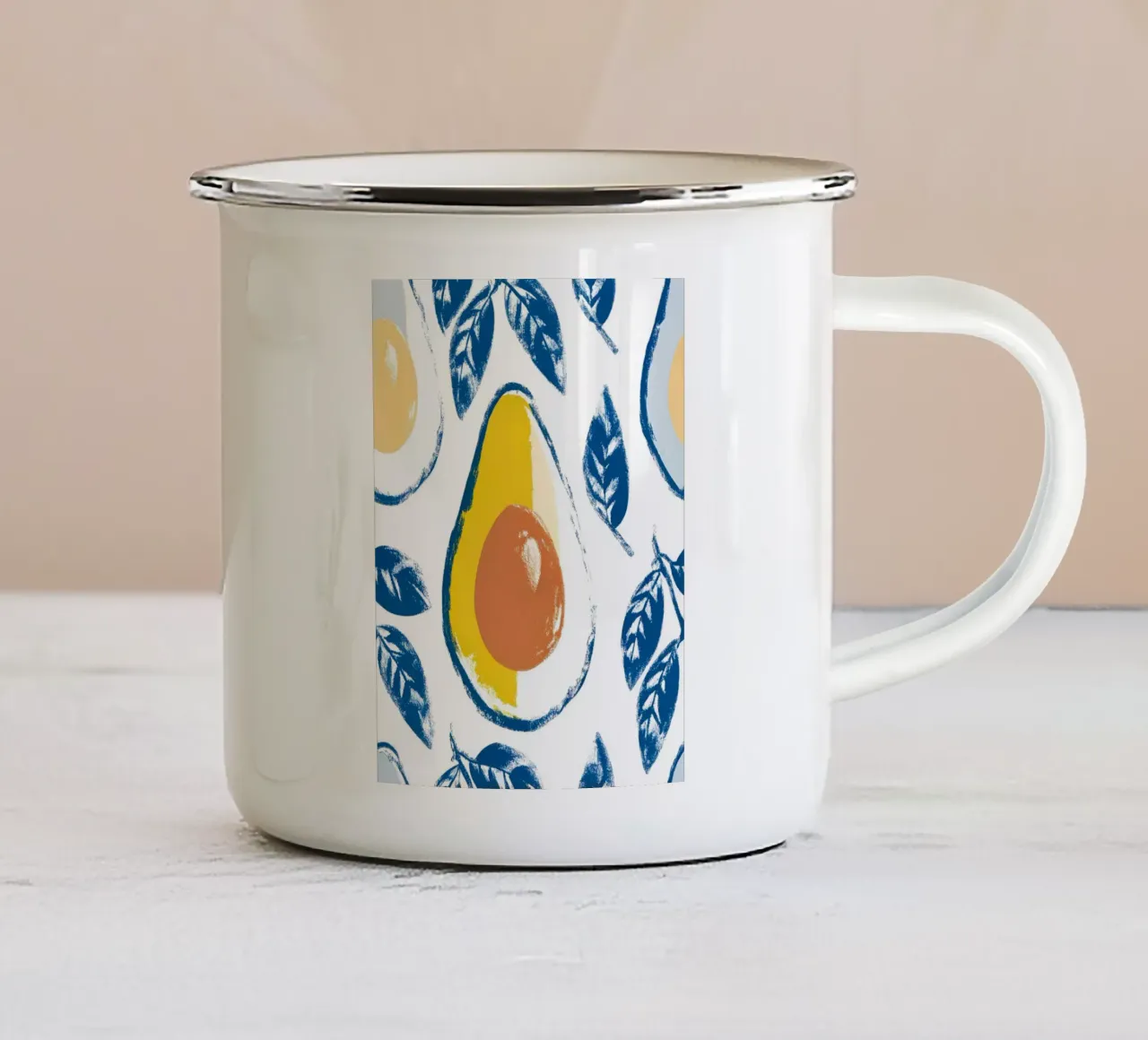 Avocado Frutta tazza in smalto da PREKETEWE