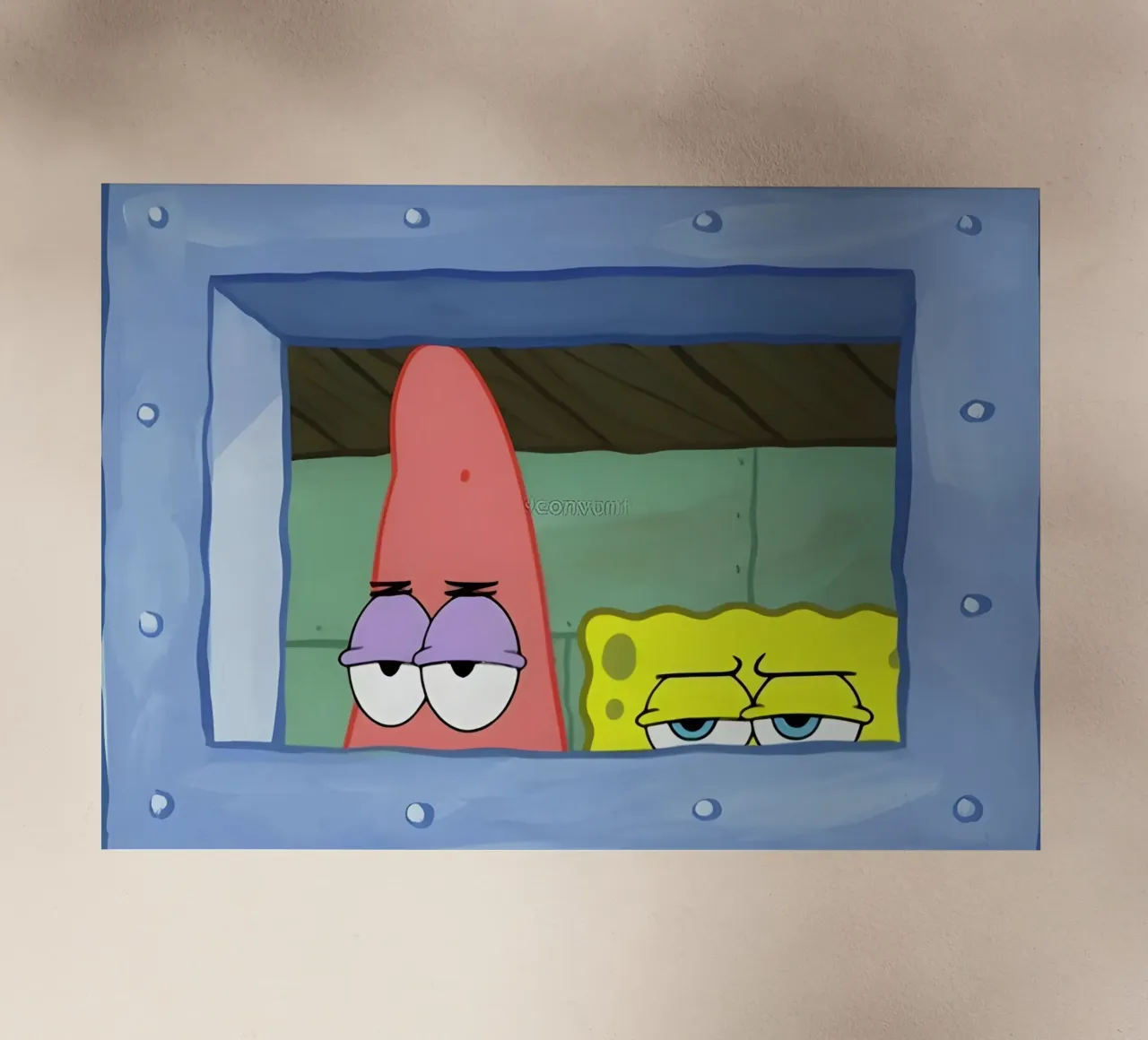 Patrick and SpongeBob pellicola backlit da Low poly art