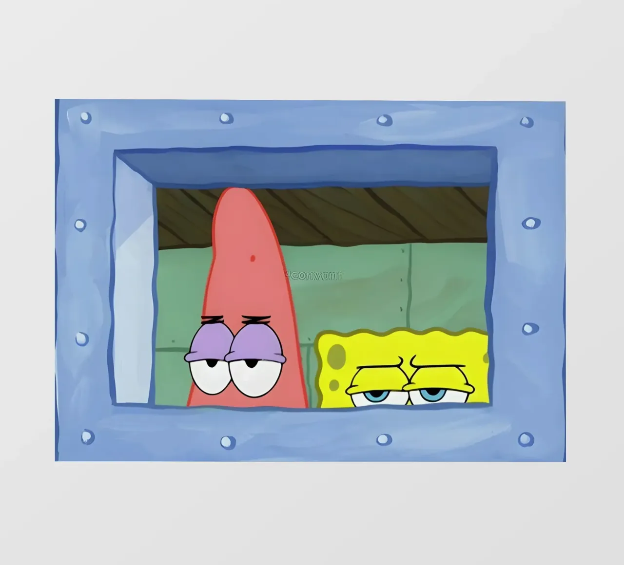 Patrick and SpongeBob pellicola backlit da Low poly art