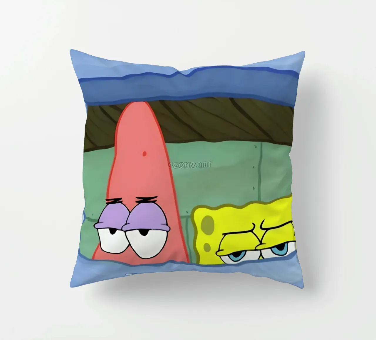 Patrick and SpongeBob cuscino da Low poly art