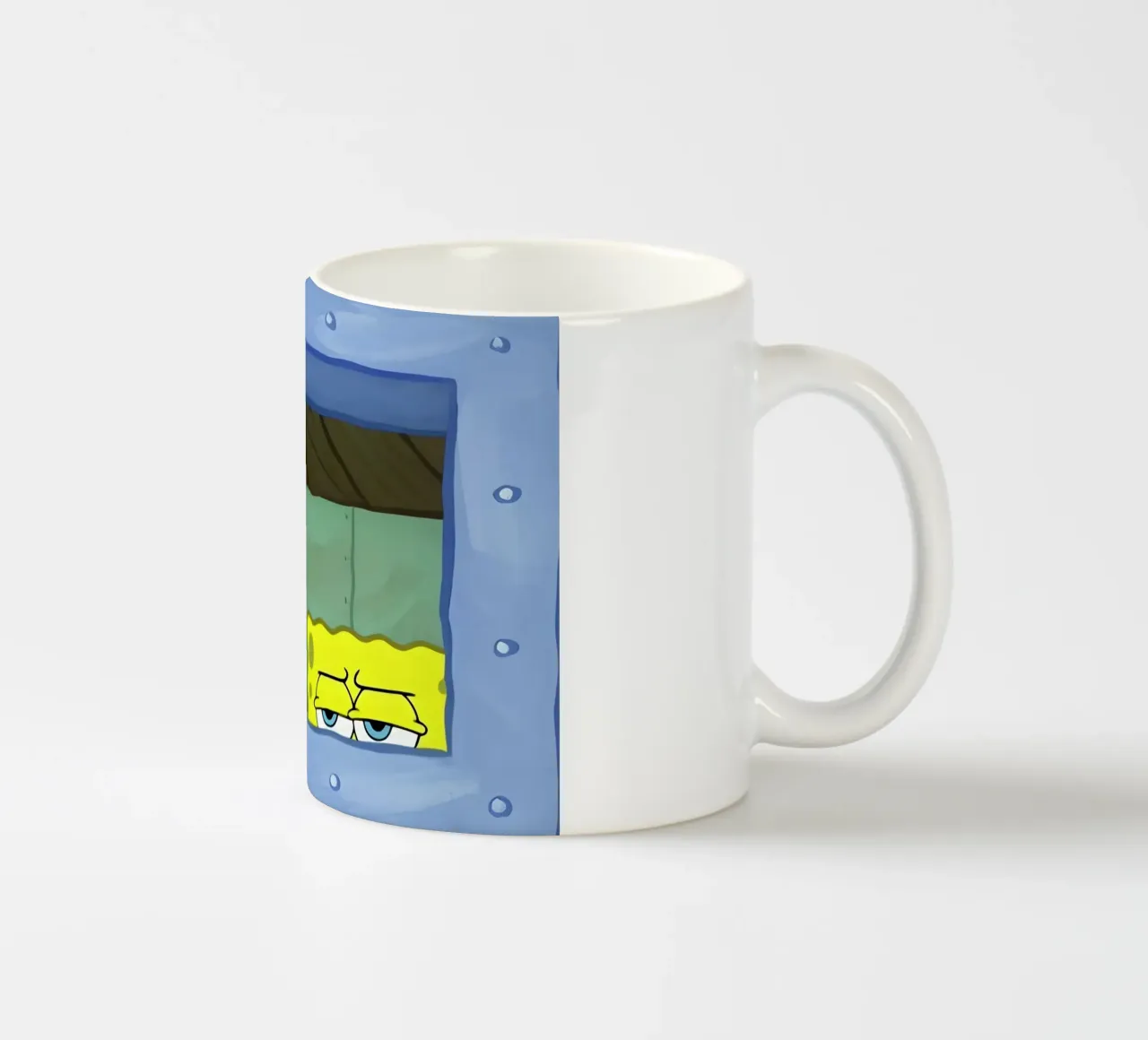 Patrick and SpongeBob tazza in ceramica da Low poly art