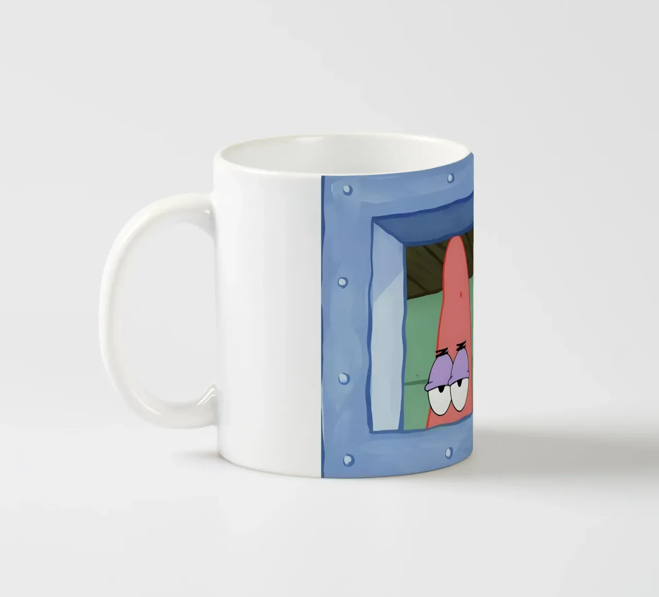 Patrick and SpongeBob tazza in ceramica da Low poly art