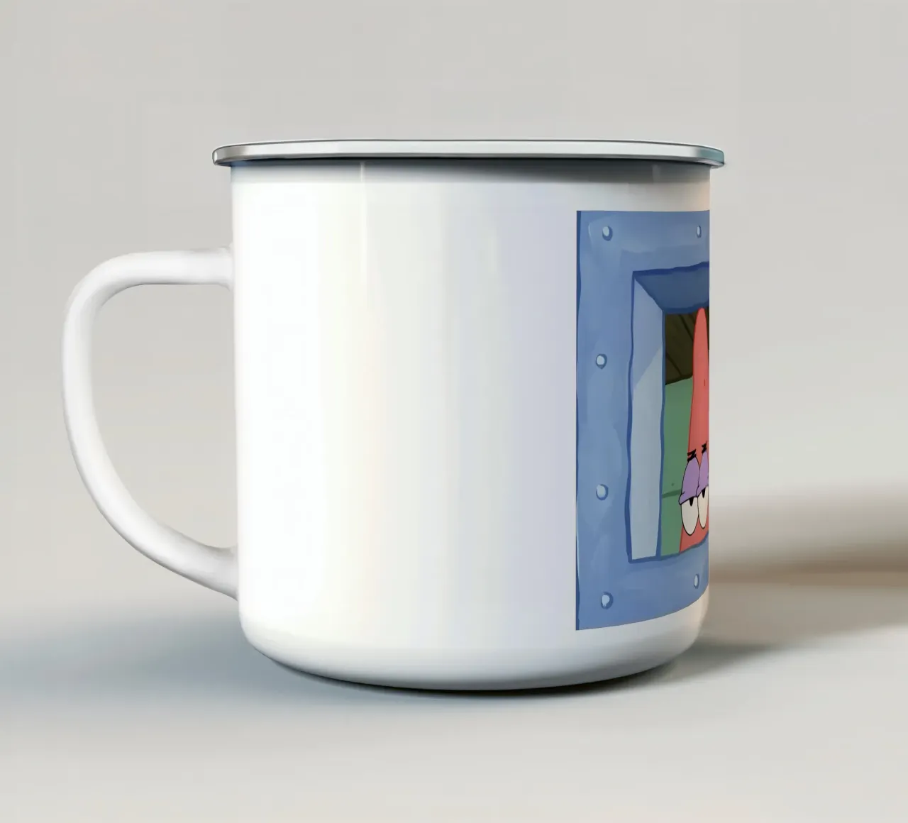 Patrick and SpongeBob tazza in smalto da Low poly art