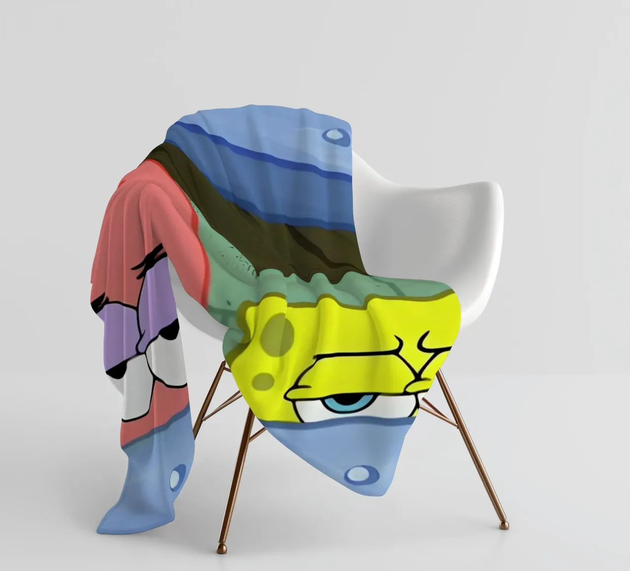 Patrick and SpongeBob coperta in pile da Low poly art