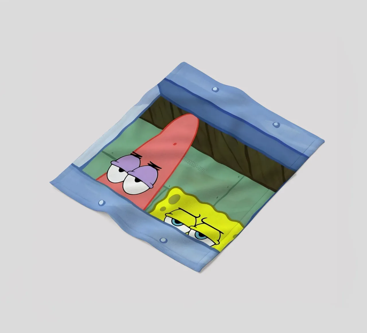 Patrick and SpongeBob coperta in pile da Low poly art