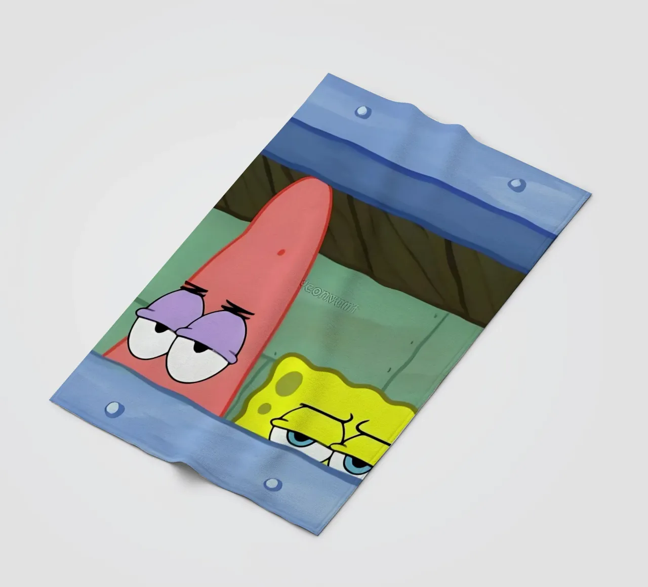 Patrick and SpongeBob coperta in pile da Low poly art