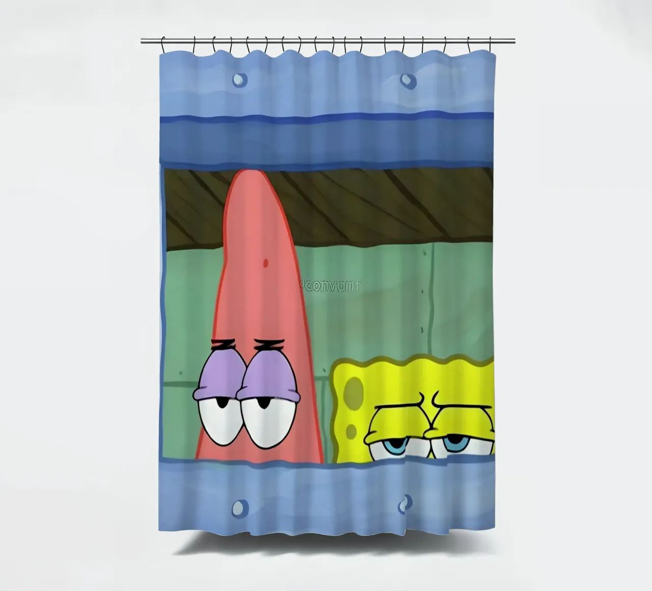 Patrick and SpongeBob tenda da doccia da Low poly art