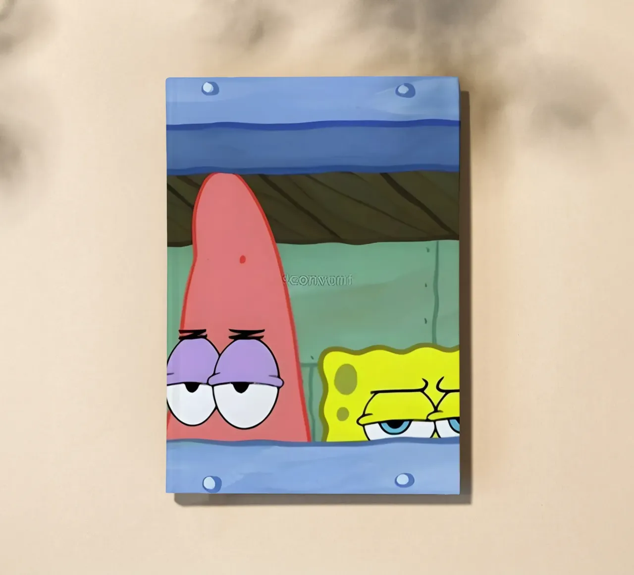 Patrick and SpongeBob notebook by Low poly art