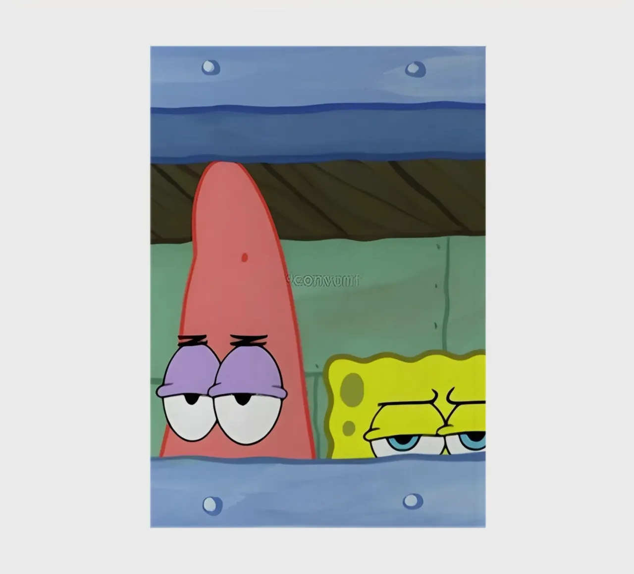 Patrick and SpongeBob notebook by Low poly art
