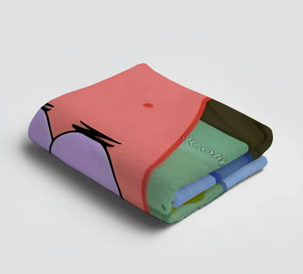 Patrick and SpongeBob asciugamano da bagno da Low poly art