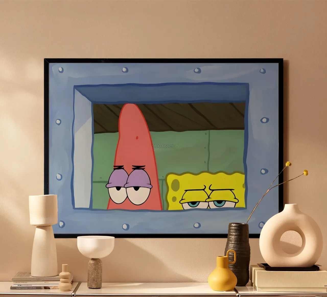 Patrick and SpongeBob poster de Low poly art