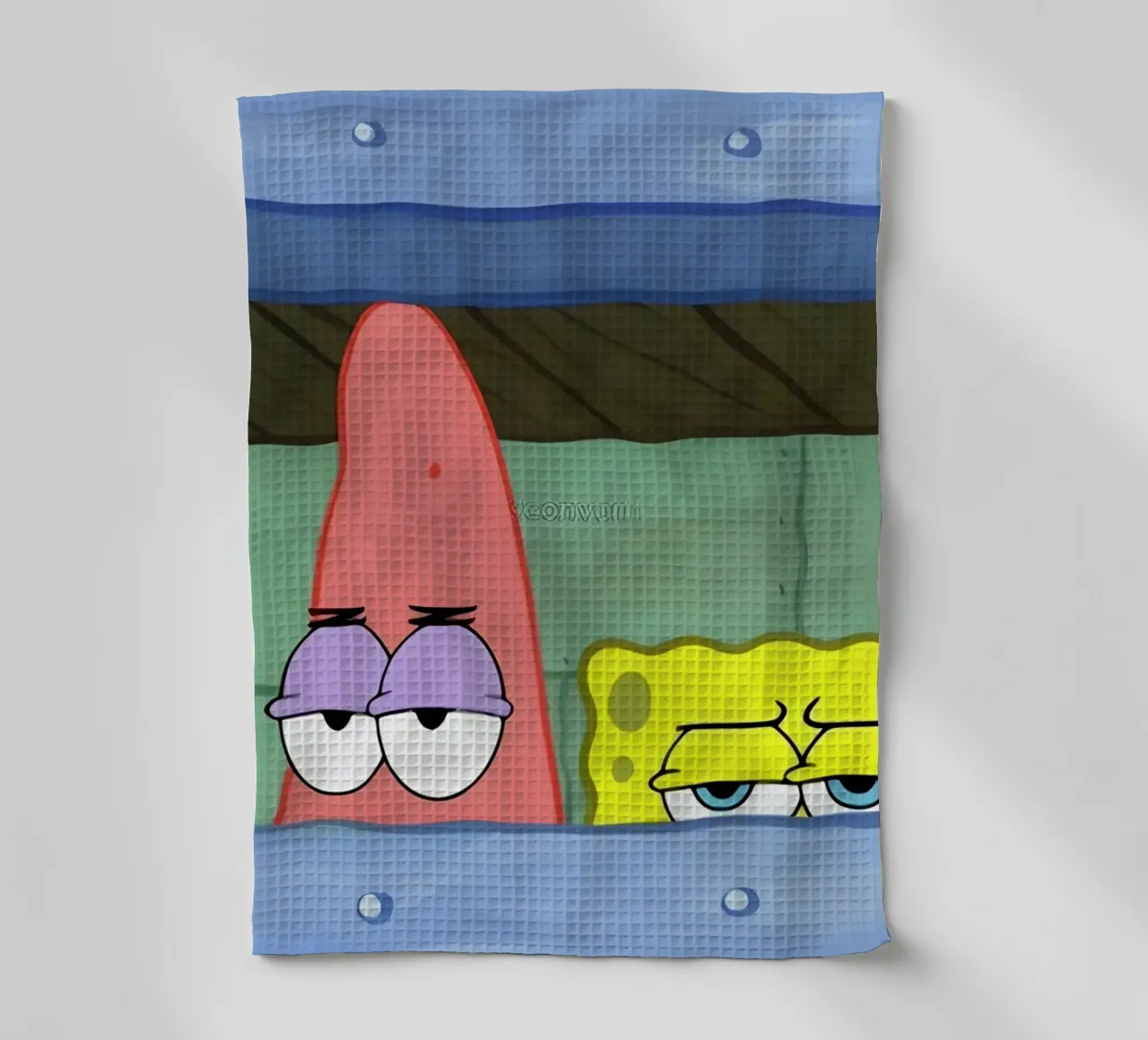 Patrick and SpongeBob torchon de Low poly art