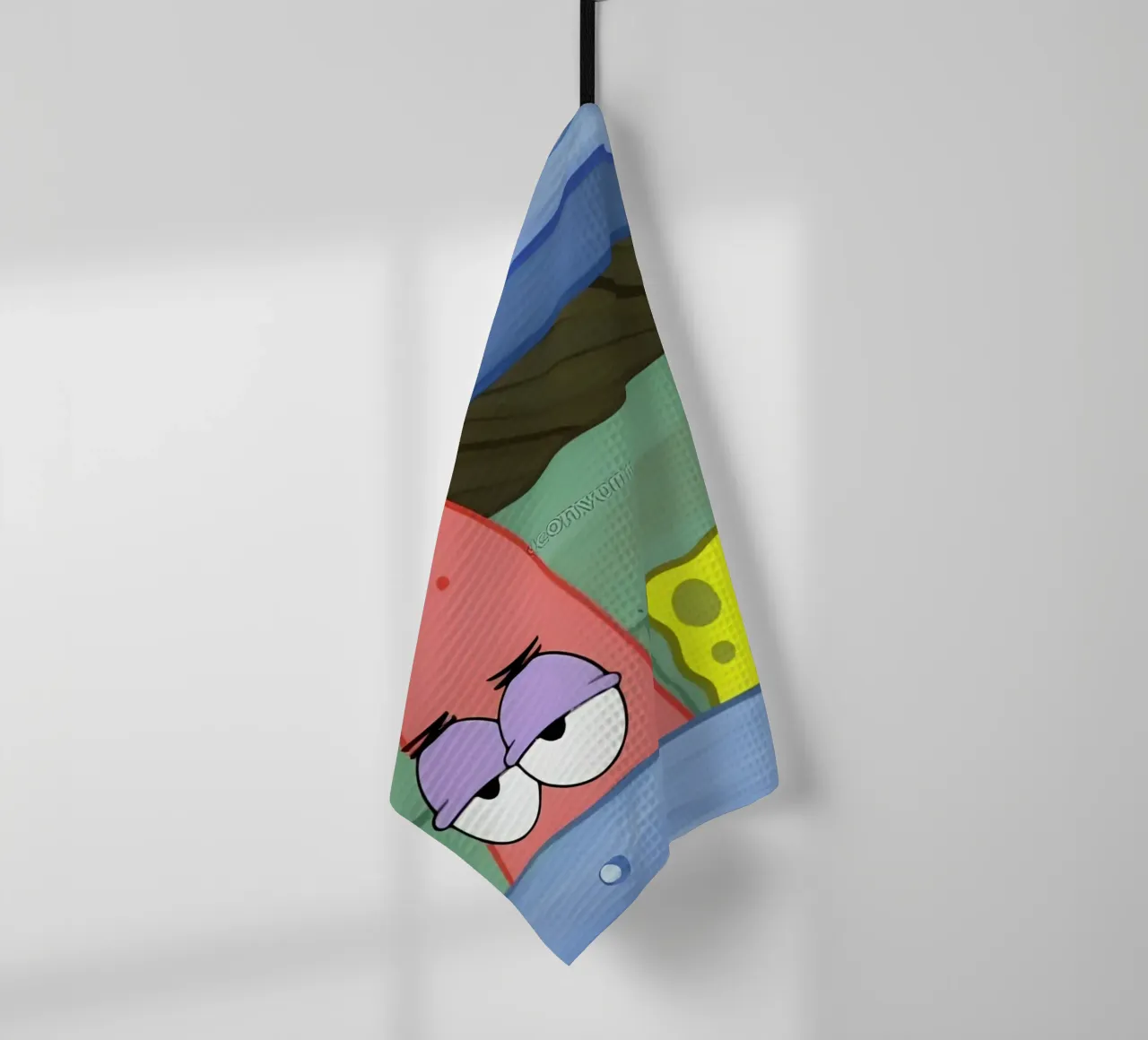 Patrick and SpongeBob torchon de Low poly art