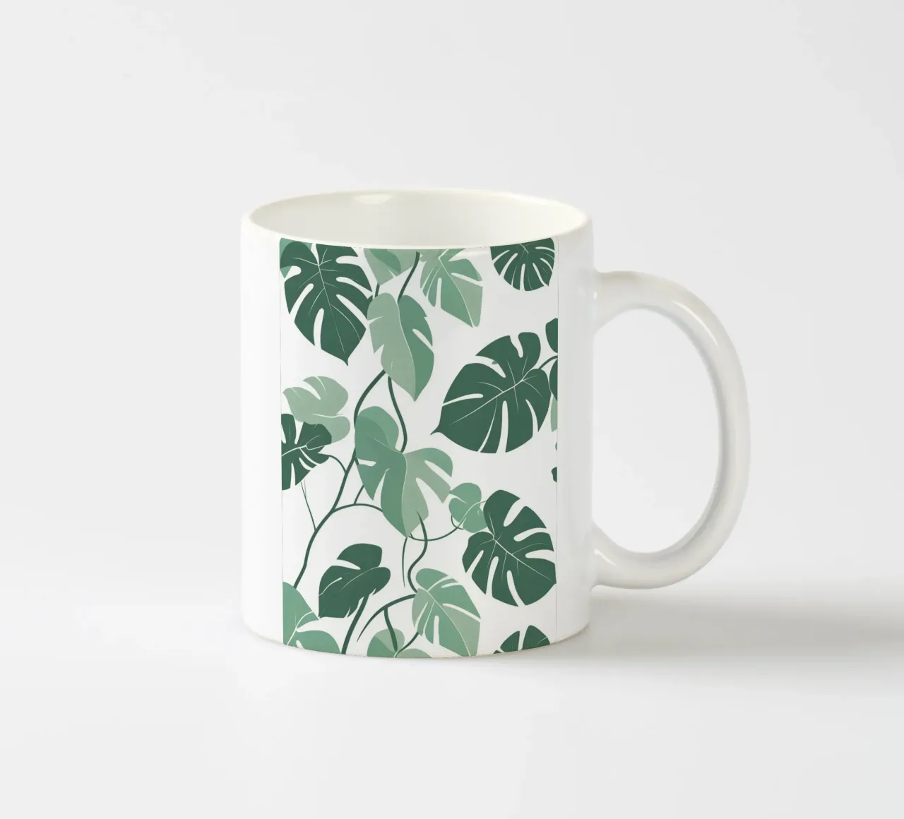 Filodendro a foglie spaccate tazza in ceramica da Botanical Gallery