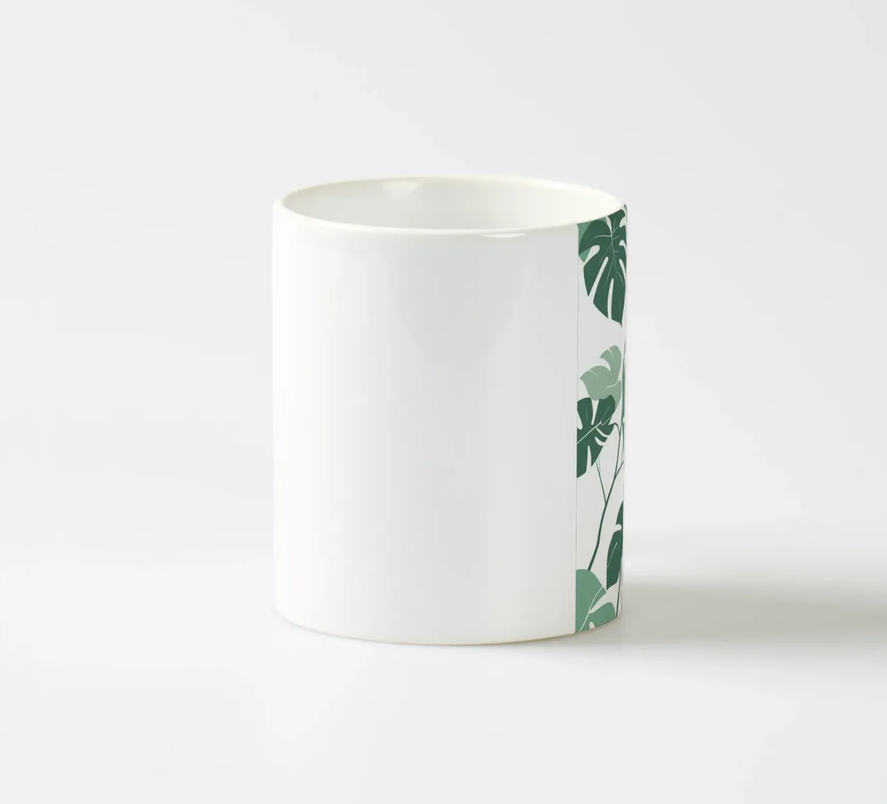 Filodendro a foglie spaccate tazza in ceramica da Botanical Gallery