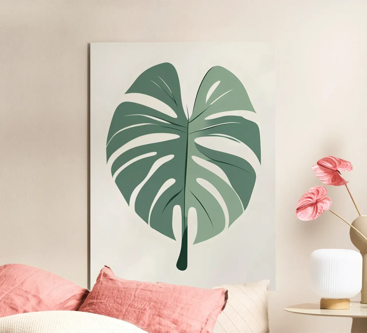 Filodendro a foglie spaccate alluminio dibond da Botanical Gallery