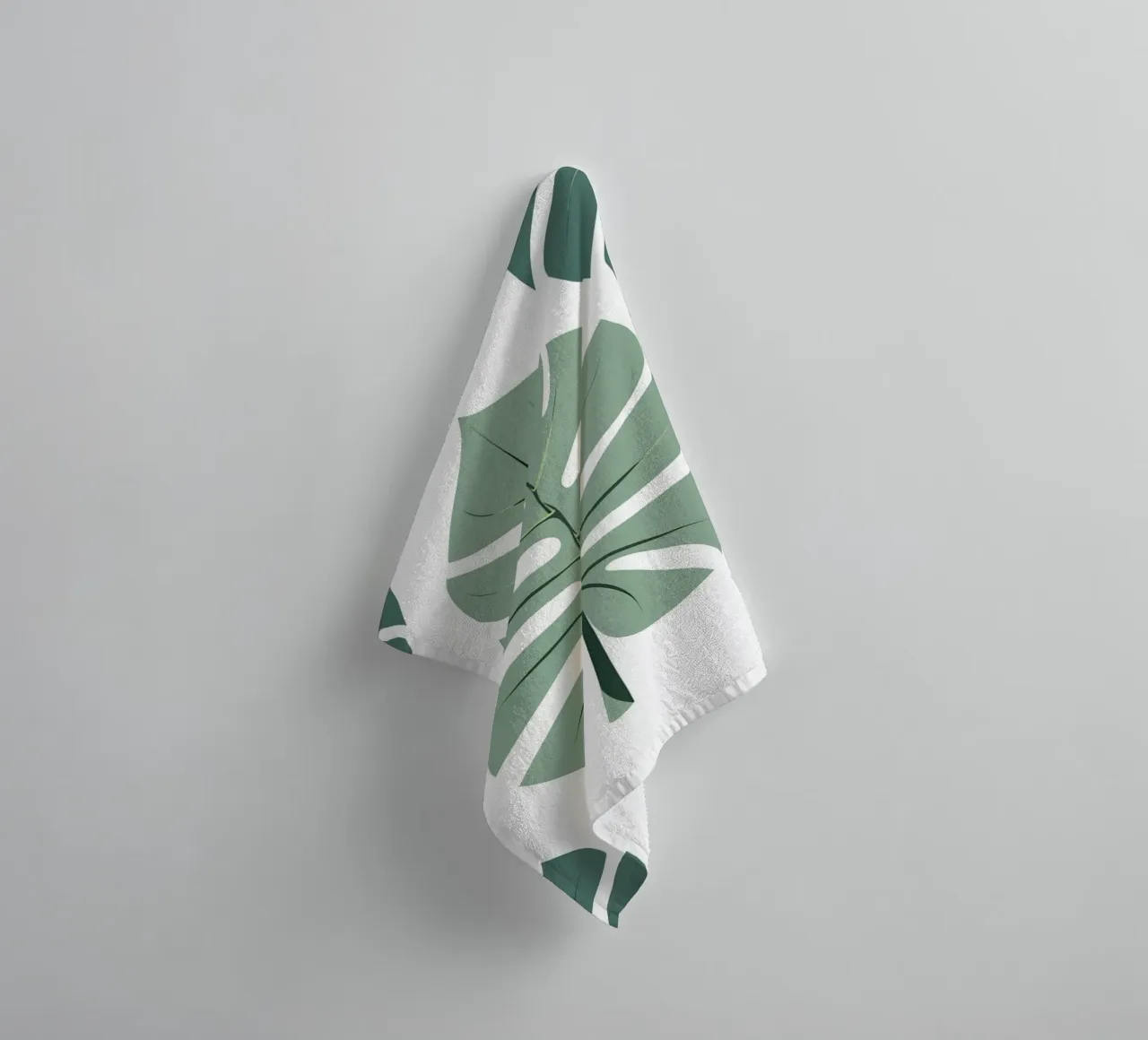 Split Leaf Philodendron towel by Botanical Gallery