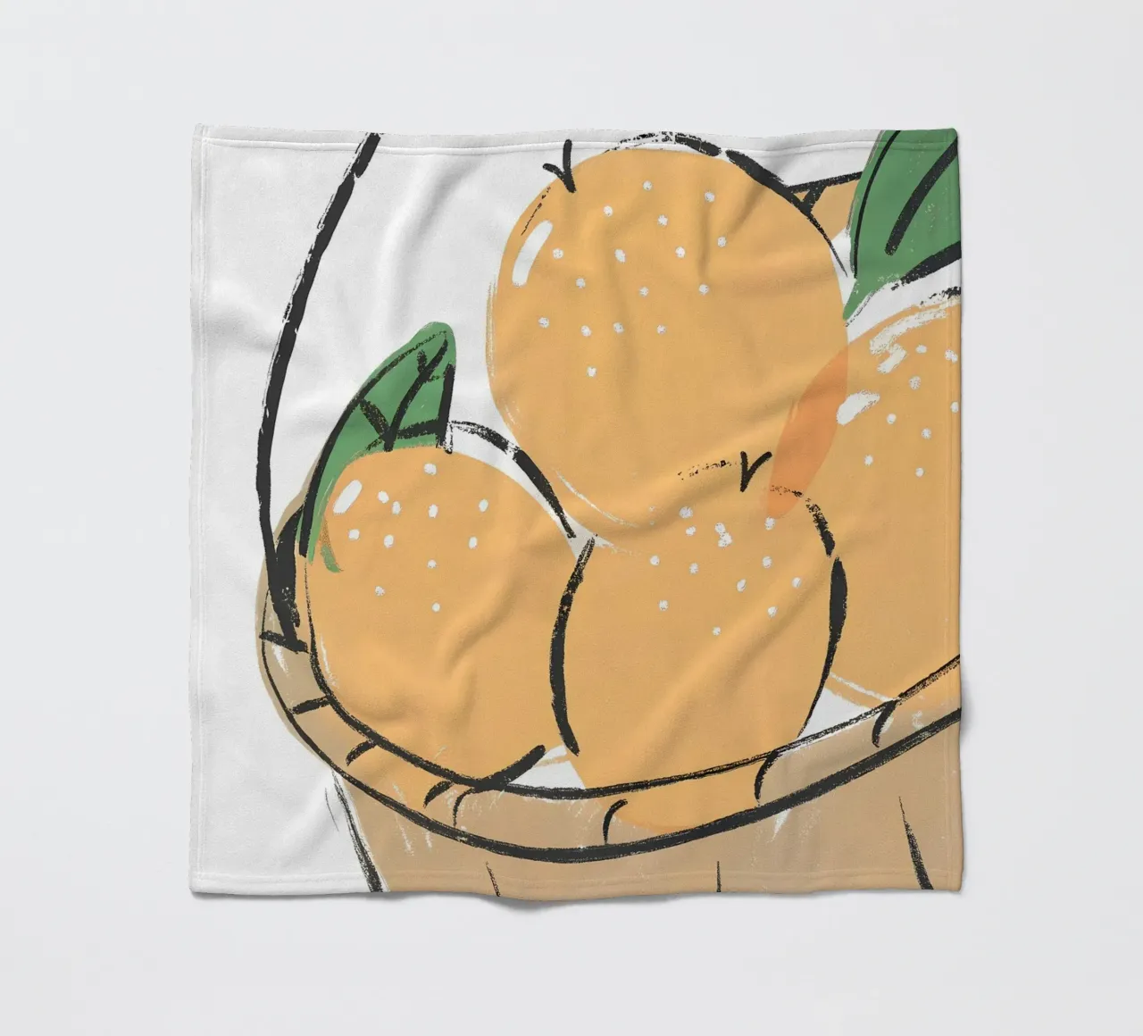 Zitrusfrucht Fleecedecke von PREKETEWE