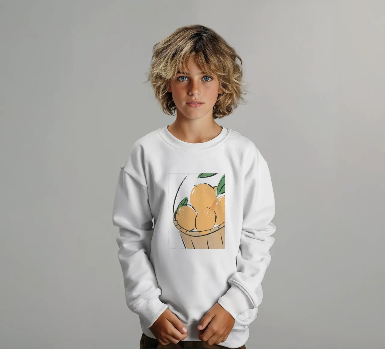 Agrumi felpa bambino da PREKETEWE