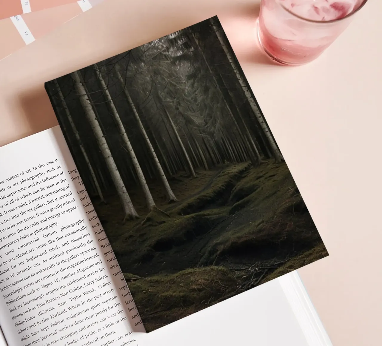 The Whispering Path: A Glimpse into the Ancient and Eerie De notebook by Artistic-shop
