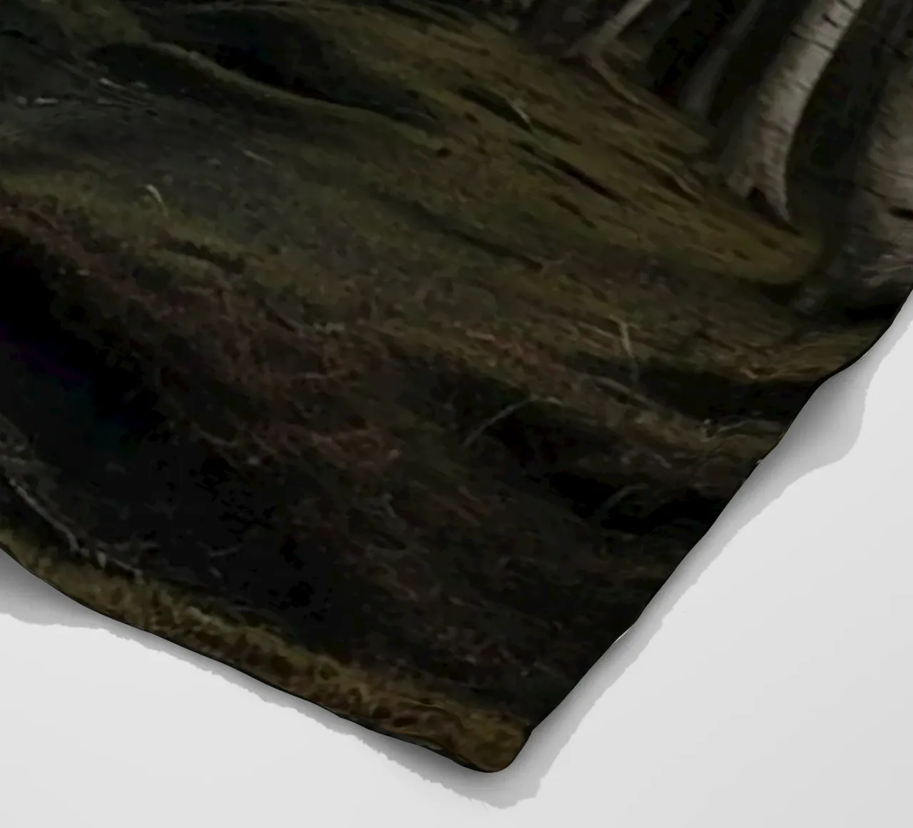 The Whispering Path: A Glimpse into the Ancient and Eerie De fleece blanket by Artistic-shop