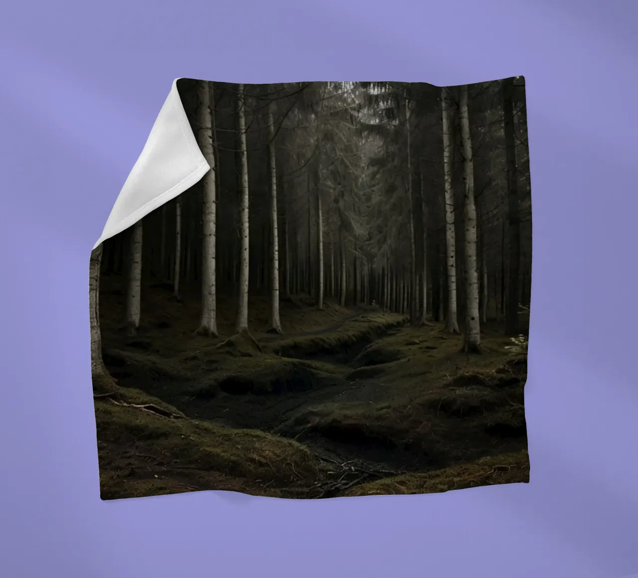 The Whispering Path: A Glimpse into the Ancient and Eerie De fleece blanket by Artistic-shop