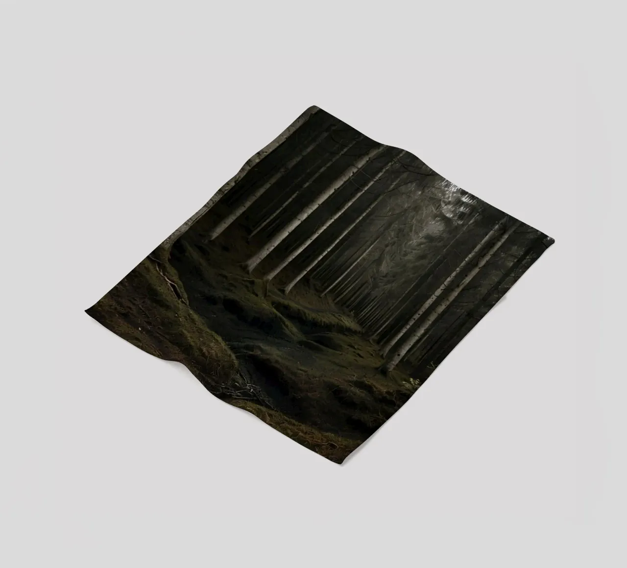 The Whispering Path: A Glimpse into the Ancient and Eerie De fleece blanket by Artistic-shop