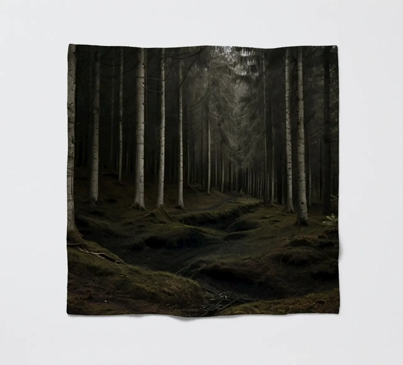 The Whispering Path: A Glimpse into the Ancient and Eerie De fleece blanket by Artistic-shop