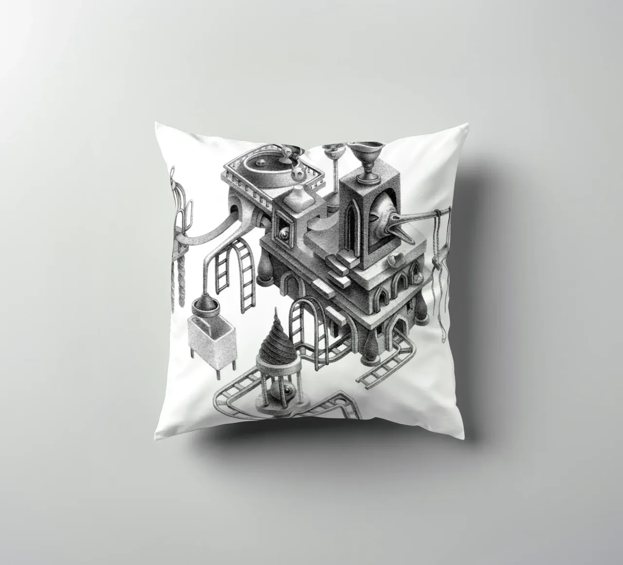 Dreamtropolis cuscino da Maria Vdovichenko