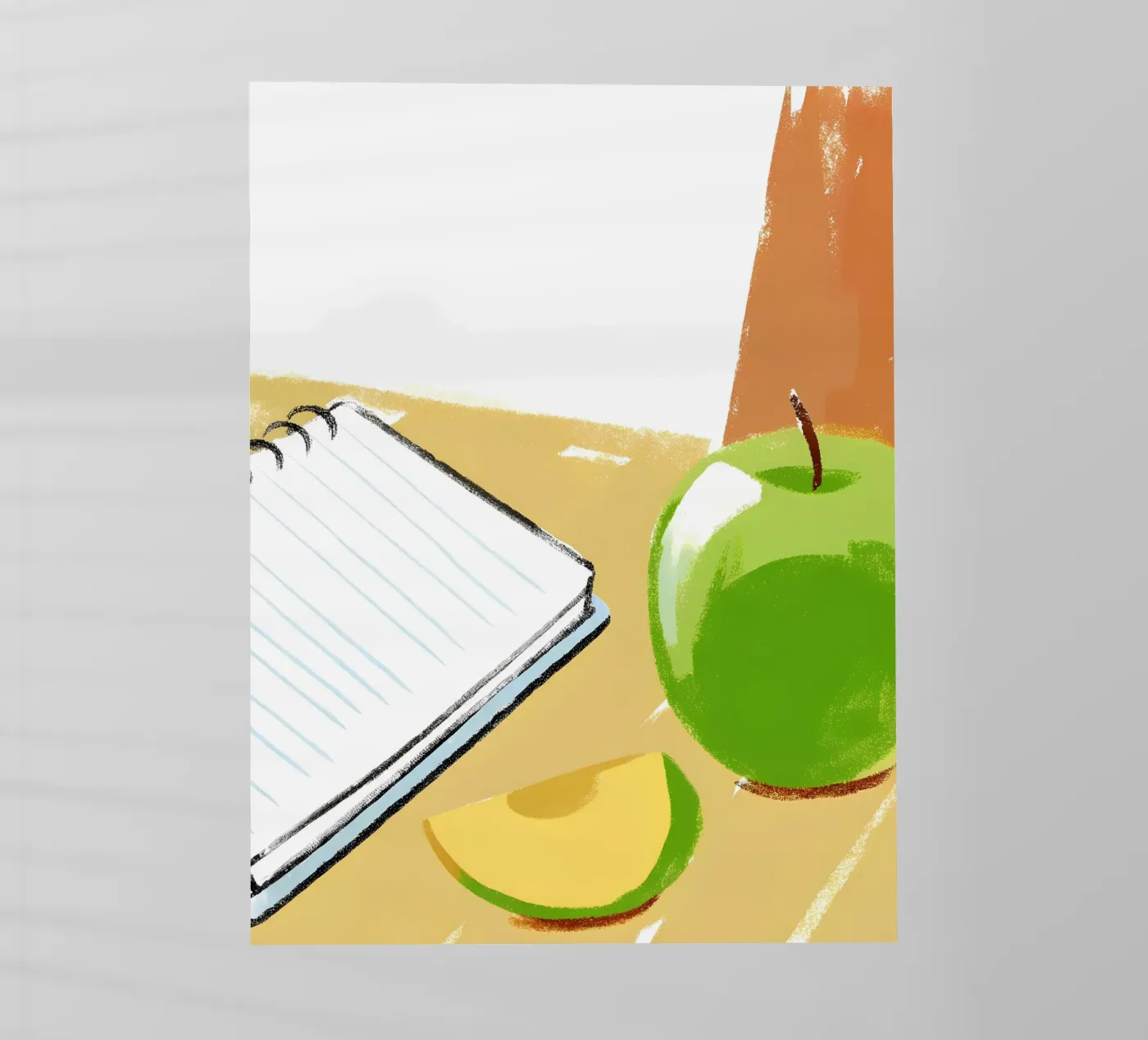 Apples and Books backlit film by PREKETEWE