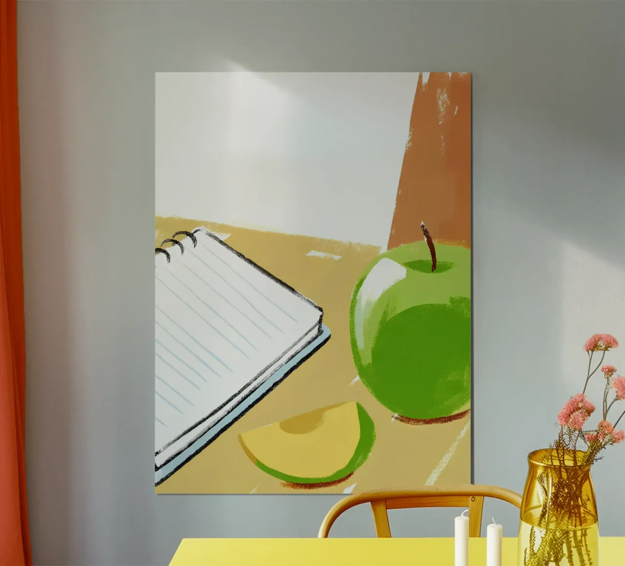 Appels en boeken poster van PREKETEWE