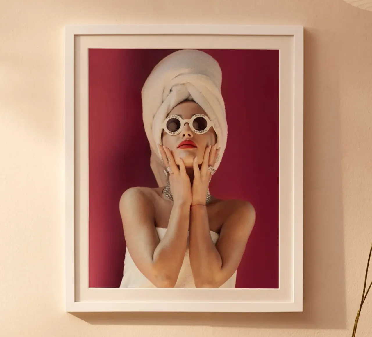 I Love u Girl poster con telaio in plastica da bagleys Shop
