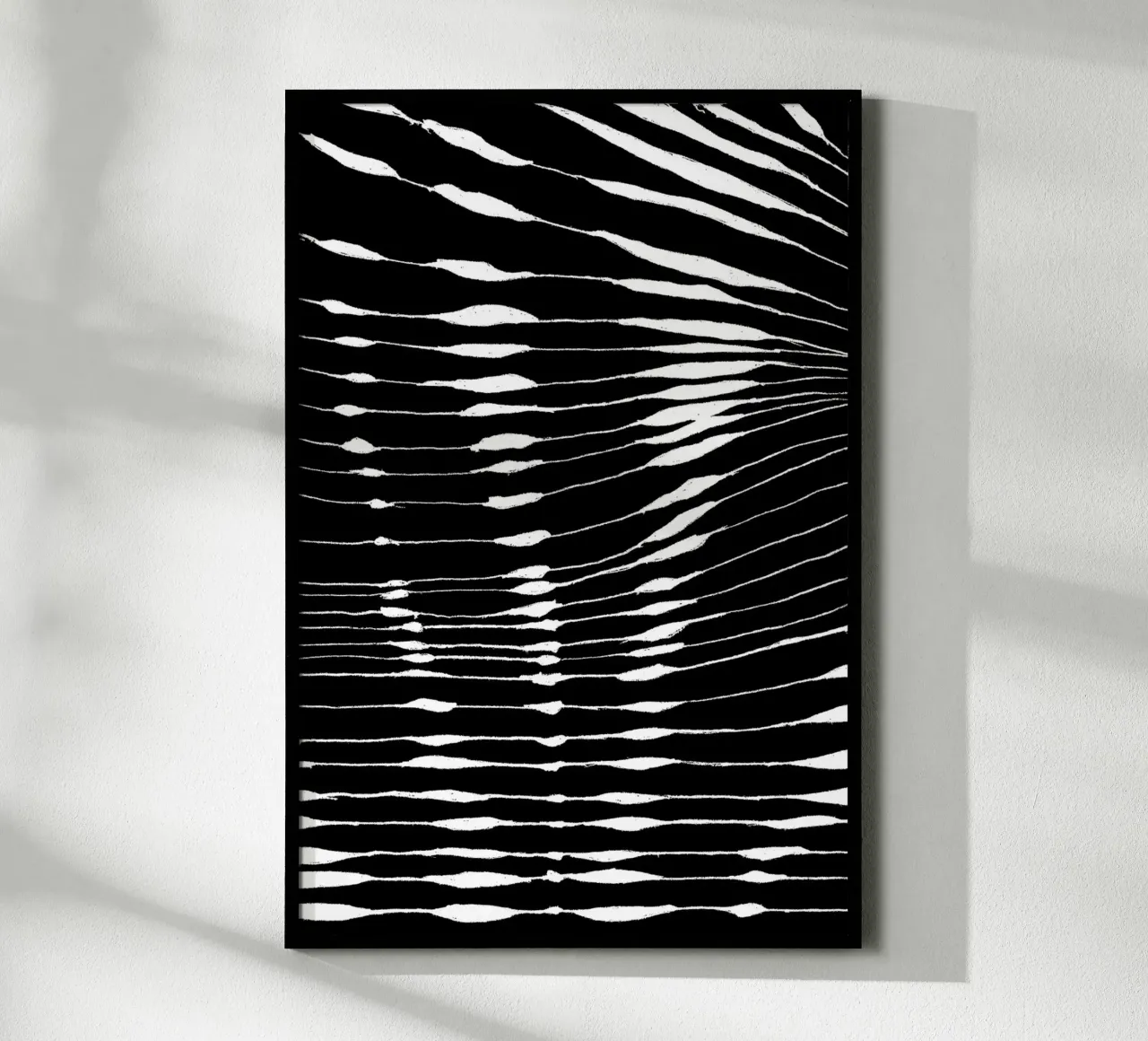 IN MOTION poster con telaio in plastica da Grey Aaren