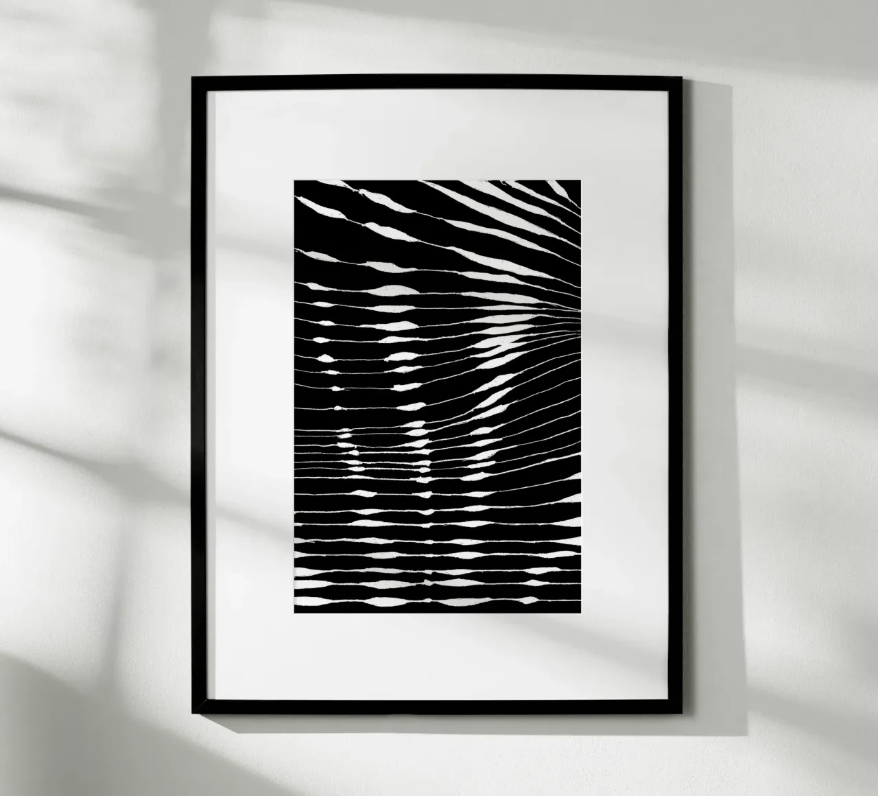 IN MOTION poster con telaio in plastica da Grey Aaren