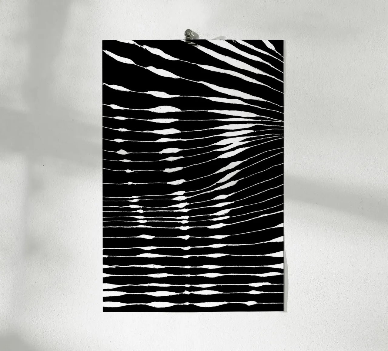 IN MOTION poster con telaio in plastica da Grey Aaren